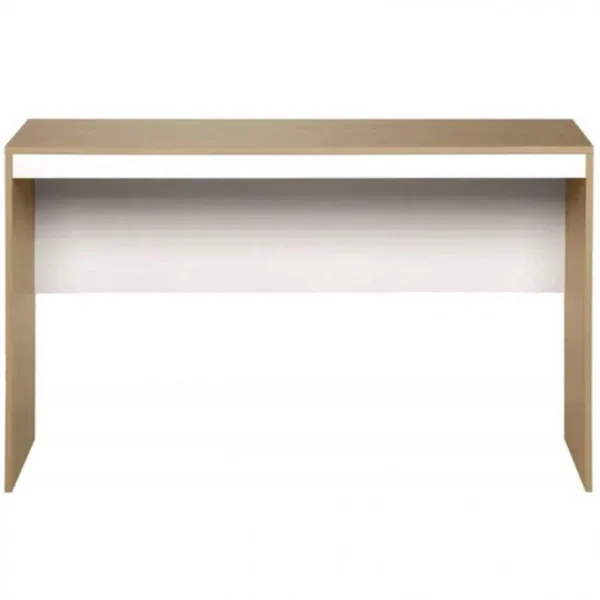 Caemmum Bureau Chêne Et Blanc 130 Cm Large choix en ligne 1
