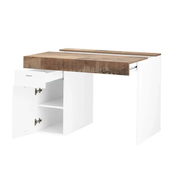 excellents soldes Ahd Amazing Home Design Bureau Compact Plateau Coulissant 100x60cm Bureau Sliding M Acero 5