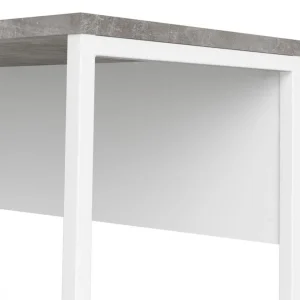 BUT Bureau D’angle ALKOR Imitation Béton Et Blanc jusqu'à 13
