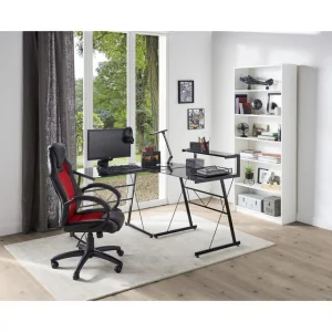 Service Clients Dédié BUT Bureau D’angle Style 3 Noir 9