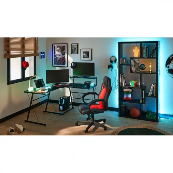 Service Clients Dédié BUT Bureau D’angle Style 3 Noir 5