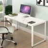 a Prix Discount Office24 Bureau De Design Moderne Blanc Support Casque 160×60 Stuttgart SNOW 19