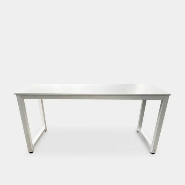 a Prix Discount Office24 Bureau De Design Moderne Blanc Support Casque 160×60 Stuttgart SNOW 4