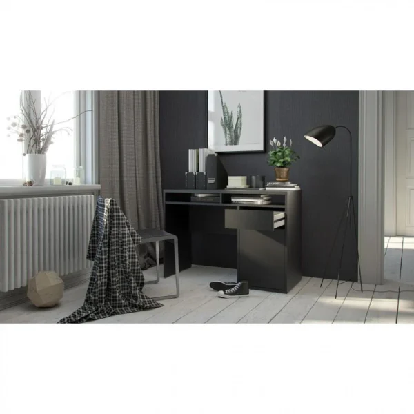 guranteed de qualité BUT Bureau Droit BEST LAK 2 Noir Mat 3