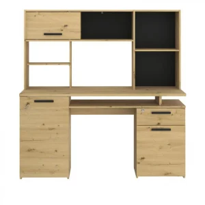BUT Bureau Droit MINISTER Imitation Chêne Artisan offre spéciale 15