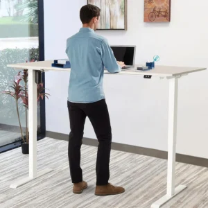 achat pas cher Office24 Bureau électrique Réglable En Hauteur Pour Bureau Et Studio De Desig… 7