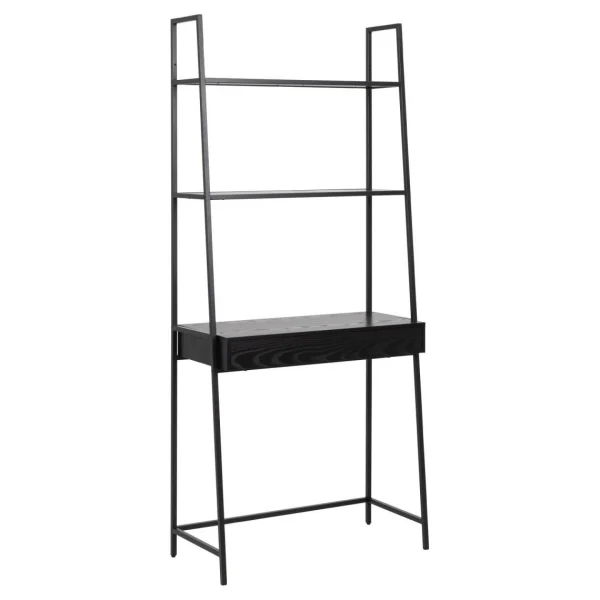Nouvelle Collection TOILINUX Bureau En MDF Et Métal Grand Tiroir Et 2 étagères – L 77cm X L. 36c… 1