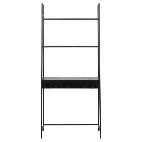 Nouvelle Collection TOILINUX Bureau En MDF Et Métal Grand Tiroir Et 2 étagères – L 77cm X L. 36c… 4