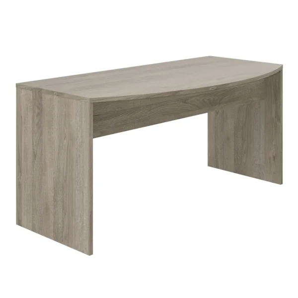 Pegane Bureau En Mélaminé Coloris Chêne Sonoma – Longueur 160 X Profondeur… mode pas cher 3