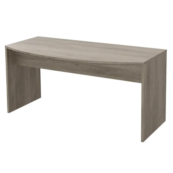 Pegane Bureau En Mélaminé Coloris Chêne Sonoma – Longueur 160 X Profondeur… mode pas cher 4