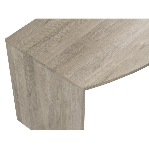 Pegane Bureau En Mélaminé Coloris Chêne Sonoma – Longueur 160 X Profondeur… mode pas cher 5