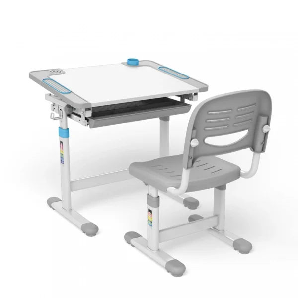 france en ligne SANS MARQUE Bureau Ergonomique Pour Enfants Avec Chaise Et Tiroir Table D’école P… 1
