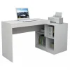 en solde SANS MARQUE Bureau Et Rangement Intégré Blanc 16