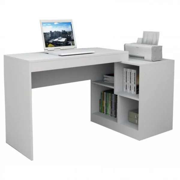 SANS MARQUE Bureau Et Rangement Intégré Blanc REMISE 1