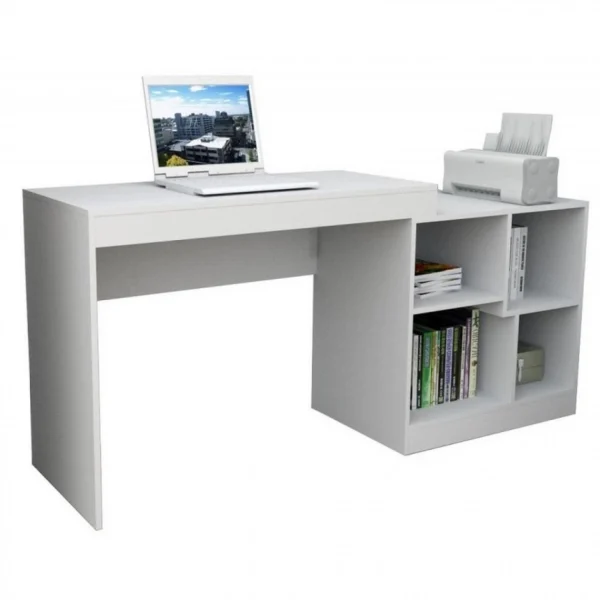 SANS MARQUE Bureau Et Rangement Intégré Blanc REMISE 3