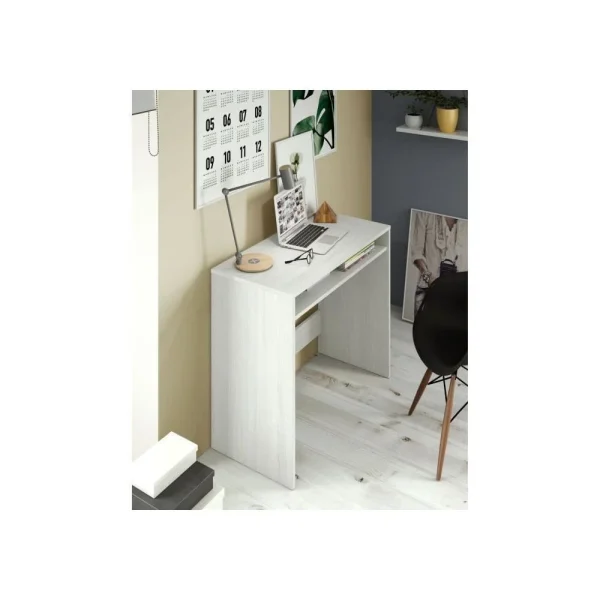 Marque Generique Bureau Finition Blanc Artik, étagere/niche Fiche Sous Plateau Dimensi… grossiste en ligne 4