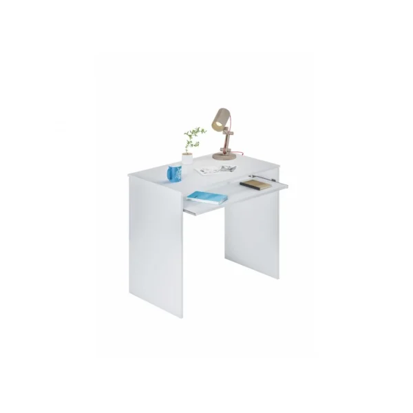 Usinestreet Bureau GABY Avec Tablette Extractible L90cm X H79cm – Blanc Top ventes 4