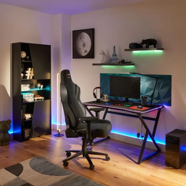 Bureau Gamer Avec Tapis LED BXGAMING RUSH grande promotion 3