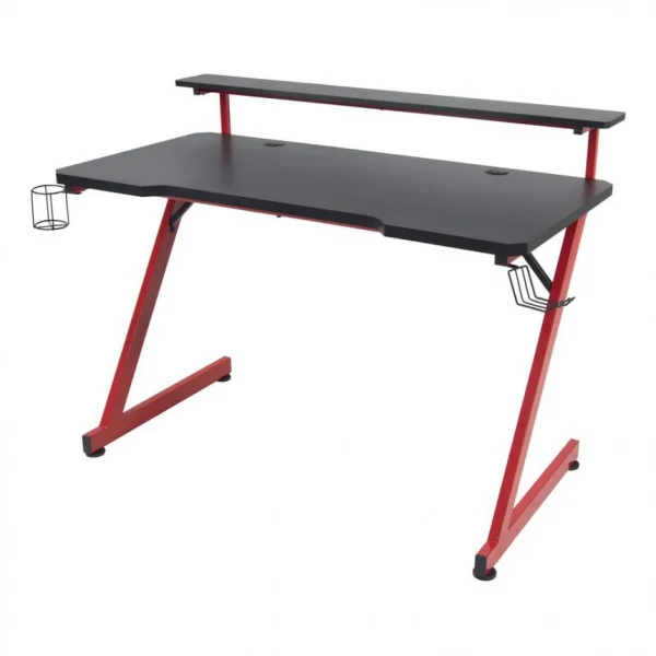BUT Bureau Gamer CODE Noir Et Rouge a Prix Discount 4