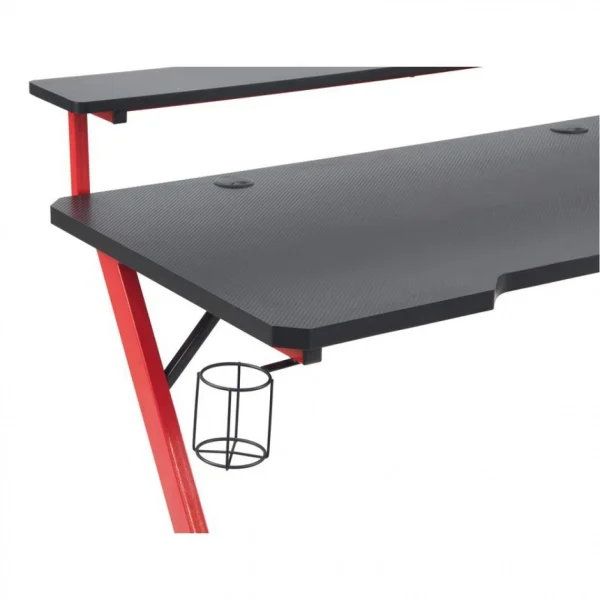 BUT Bureau Gamer CODE Noir Et Rouge a Prix Discount 6