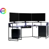 marque pas cher Bxgaming Bureau Gamer LED HARDCORE GAMER Noir 19