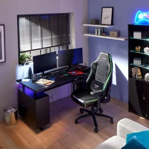 pas cher Bxgaming Bureau Gamer LOOT Noir 9