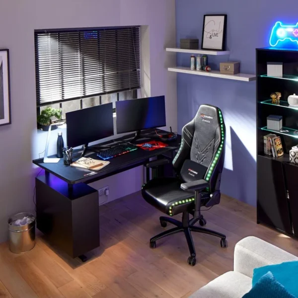 pas cher Bxgaming Bureau Gamer LOOT Noir 3