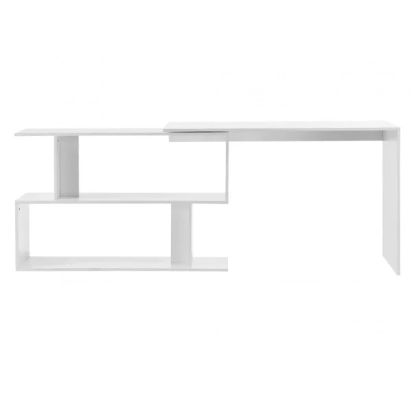 En.casa Bureau Gigogne Design Avec Partie Étagère Bureau De Coin Extension P… Top ventes 4