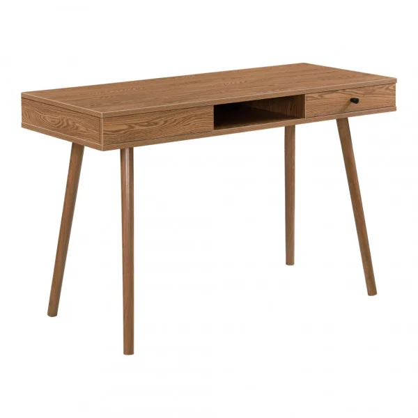 Bureau Habo 74 X 115 X 48 Cm Effet Bois Foncé [en.casa] boutiqued en ligne 1
