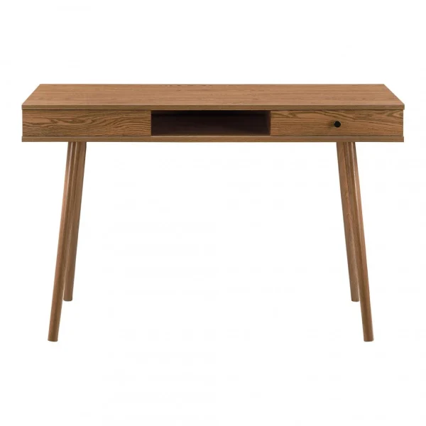 Bureau Habo 74 X 115 X 48 Cm Effet Bois Foncé [en.casa] boutiqued en ligne 5