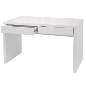 Mendler Bureau HWC-G51, Bureau Bureau Informatique Table De Travail, Blanc Bri… à prix réduits 9