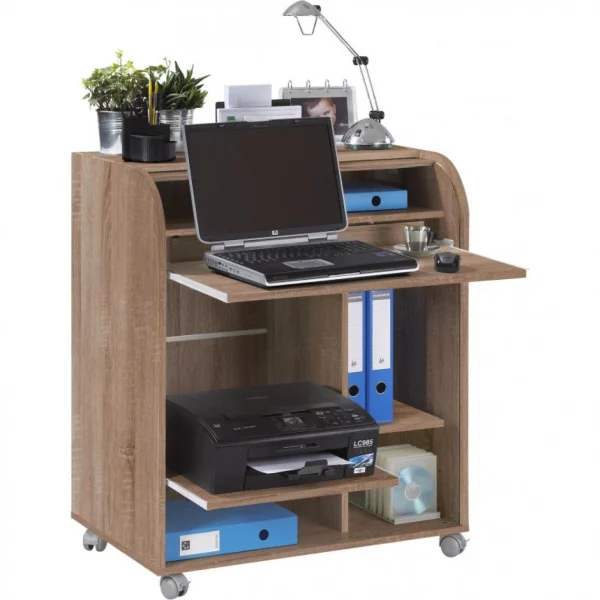 Simmob Bureau Informatique Chêne 1 Rideau – Coloris: New York 500 soldes pas cher 3