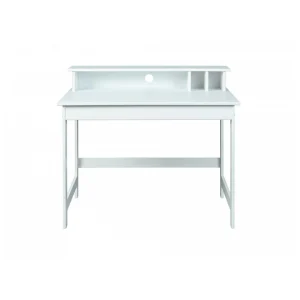 Ac-Deco Bureau – L 110 Cm X L 69 Cm X 91 Cm – Hilda – Blanc en ligne vente 7