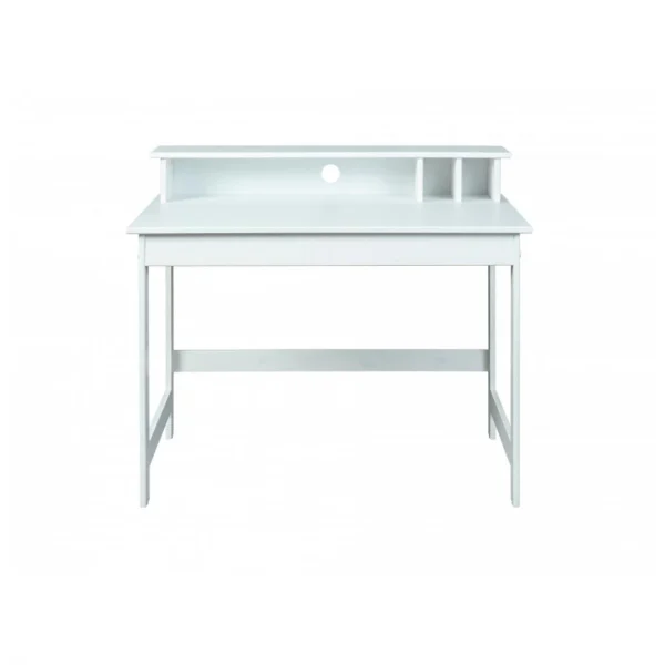 Ac-Deco Bureau – L 110 Cm X L 69 Cm X 91 Cm – Hilda – Blanc en ligne vente 3