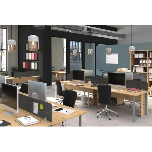 BUT Bureau L. 150 Cm START UP Imitation Chêne Acheter Maintenant 3