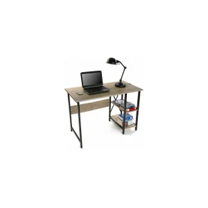 soldes magasin Declikdeco Bureau Pliable Industriel Bois Et Métal MONEVA 12