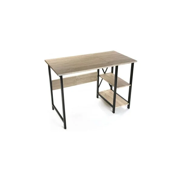 soldes magasin Declikdeco Bureau Pliable Industriel Bois Et Métal MONEVA 1