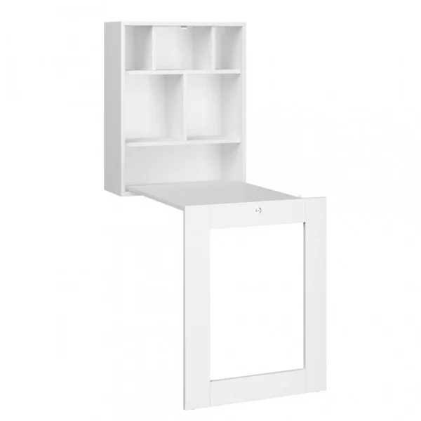 à prix d'occasion Bim Furniture Bureau Pliable TILT Table Murale Pour Ordinateur Blanc Mat 1