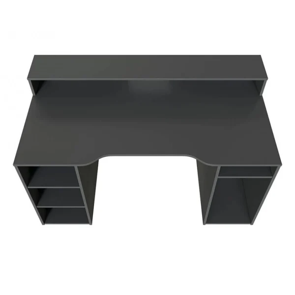 Acheter Pegane Bureau Pour Ordinateur, Station E-Gaming Coloris Anthracite En Bois MD… 5