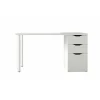 Usinestreet Bureau RUDY Réversible Avec Caisson, 2 Tiroirs Et 1 Porte L138 Cm X P… luxe soldes 17