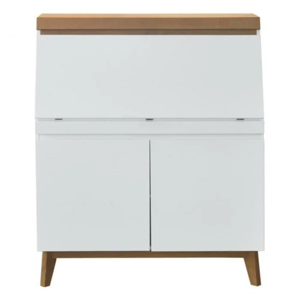 CSTORE Bureau Secrétaire Avec Tablette 2 Portes – Bois – L96,7 X P 115 X H … REMISE allant jusqu. 1