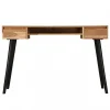 De super promotions disponibles HELLOSHOP26 Bureau Table Meuble Travail Informatique à écrire Bois D’acacia Mass… 13