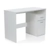beauté Bureau / Table Pour Ordinateur BASIX 105×50 Cm Blanc Hjh OFFICE 14