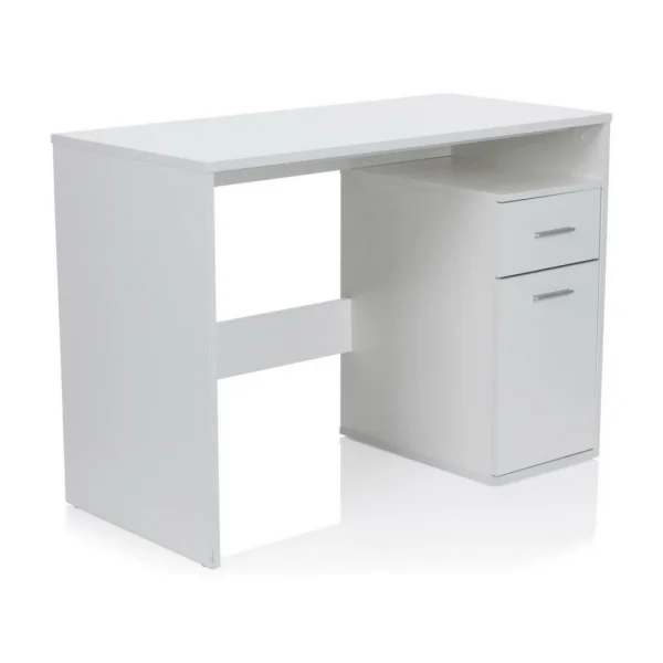 beauté Bureau / Table Pour Ordinateur BASIX 105×50 Cm Blanc Hjh OFFICE 1