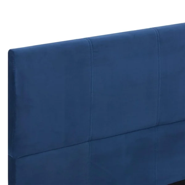 Wottes Cadre De Lit Bleu Tissu 160 X 200 Cm (#04) meilleur cadeau 6