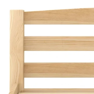 Wottes Cadre De Lit Bois De Pin Massif 100×200 Cm (#02) boutique en france 15