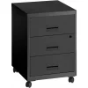 boutique en france PIERRE HENRY Caisson De Rangement 3 Tiroirs En Acier Sur Roulettes Anthracite. 14