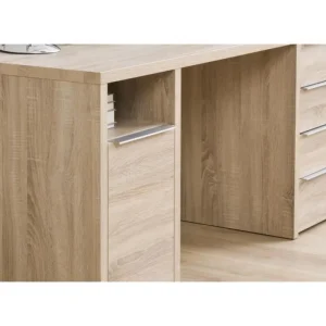 achetez pas cher Marque Generique CALPE Bureau Chene Sonoma – L 160 Cm 7