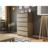 Bestmobilier Celia – Commode 5 Tiroirs – Bois – 70 Cm – Style Contemporain Meilleur Service 11