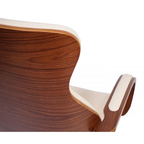magasin Mendler Chaise De Bureau HWC-H39, Pivotante, Fauteuil, Bois Courbé, Aspect No… 6